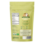 Organic baobab powder from ILOVE ME superfood brand in a 200g package, showcasing the powder's texture in a clear container.
