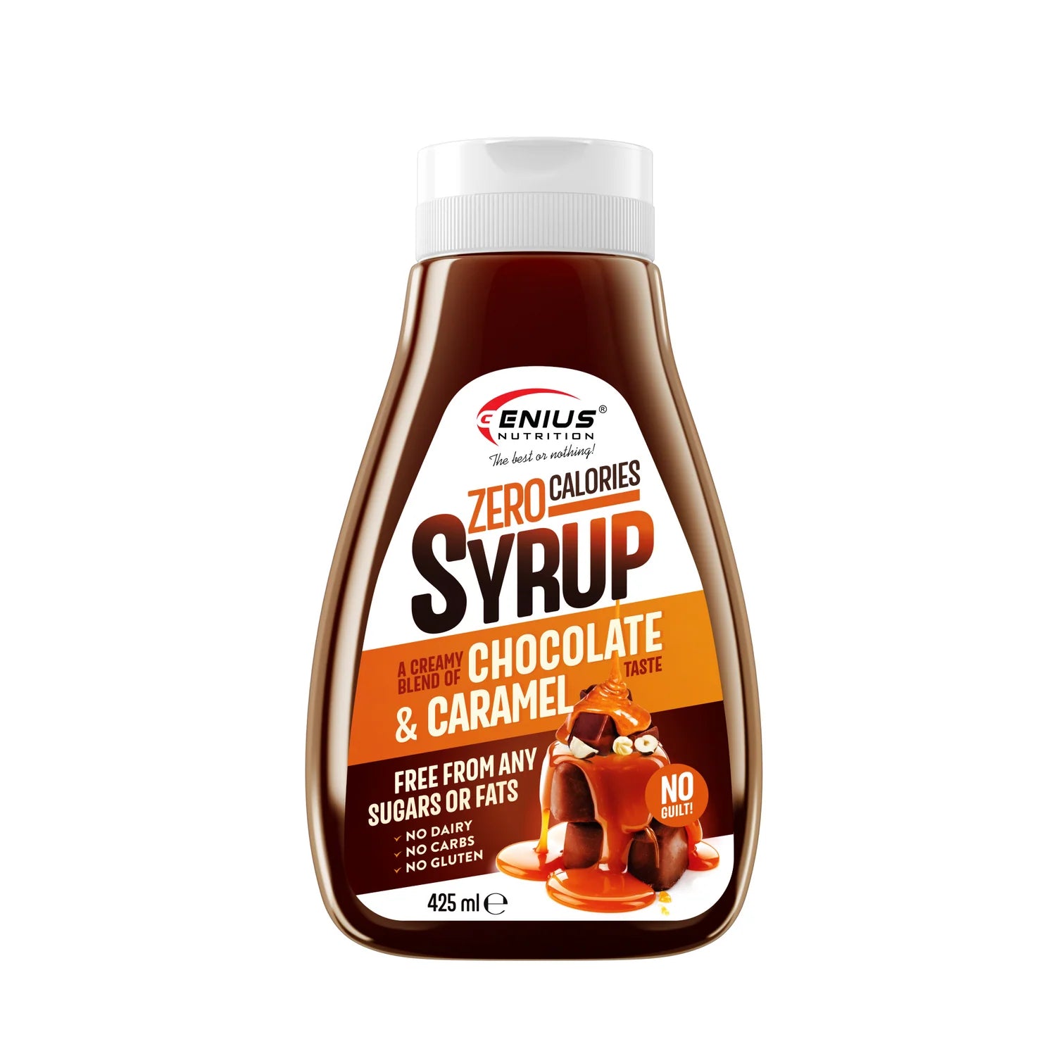 Syrup Zero Calories 425ml, Genius Nutrition