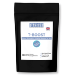 Natural energy and vitality supplement for men by Strength & Spices, featuring herbal ingredients and spices in a supplement bottle.