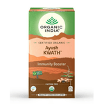 Organic India BIO Tulsi Ayush Kwath Tea in herbal infusion bags, caffeine-free herbal tea by Herbalistas