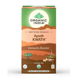 Organic India, BIO Tulsi Ayush Kwath Tea, Caffeine-Free, 25 Infusion Bags