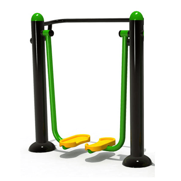 Viking Fitness Viking Airwalker fitness equipment with adjustable handles and cushioned foot pedals for low-impact cardio workouts.