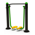 Viking Fitness Viking Airwalker fitness equipment with adjustable handles and cushioned foot pedals for low-impact cardio workouts.