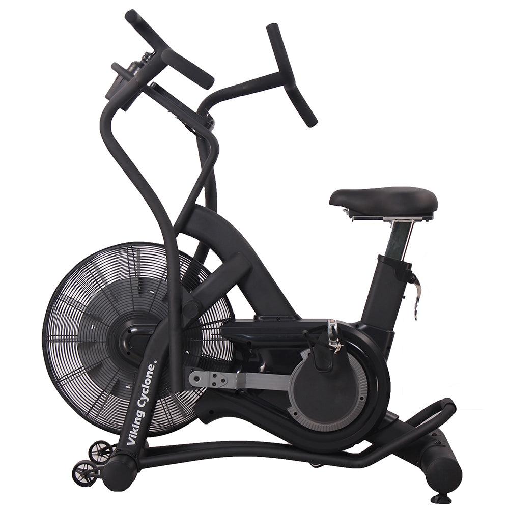 VIKING FITNESS Cyclone Air Bike with heavy-duty frame and air-resistance system for cardio workouts