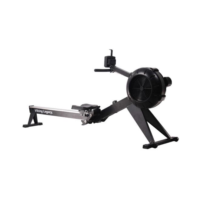 VIKING FITNESS Legacy Air Resistance Rowing Machine with digital display and adjustable resistance for full-body workouts.