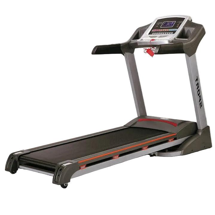 VIKING FITNESS SELAS treadmill for home use with professional-grade AC power, featuring a sleek design and control panel.