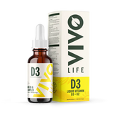 VITAMIN D3 with K2 Plant Based - Vivo Life