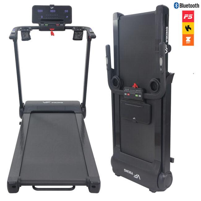 VIKING FITNESS Viking Austria D-Master electric folding treadmill with 3HP motor for home exercise and walking workouts