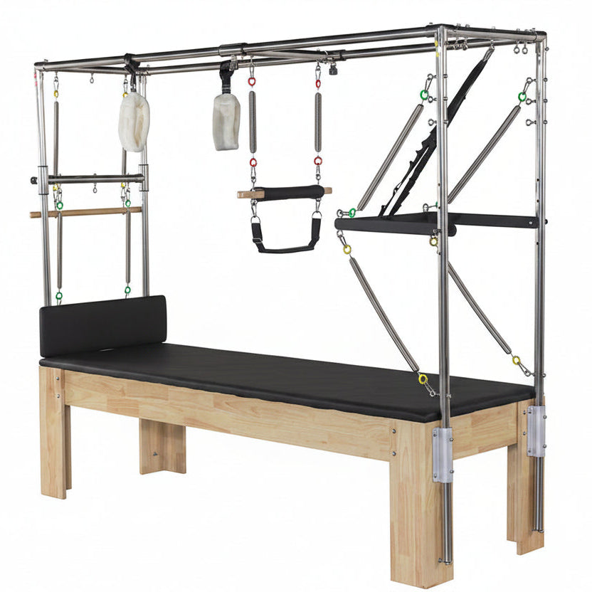 Pilates Cadillac Trapeze | Professional Oak & Steel Apparatus
