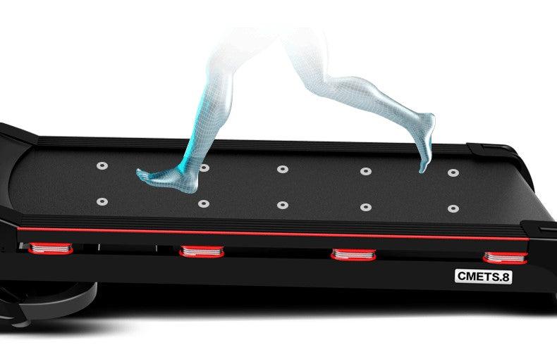 Viking Fitness SELAS treadmill for home use featuring professional-grade AC power and a sleek, modern design.