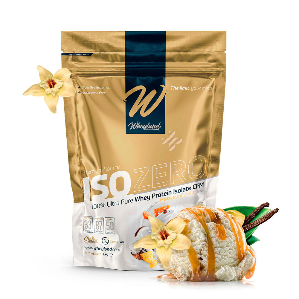 WheyLand IsoZero 100% Ultra Pure Whey Protein Isolate CFM Madagascar Vanilla 500 g | 16 Servings