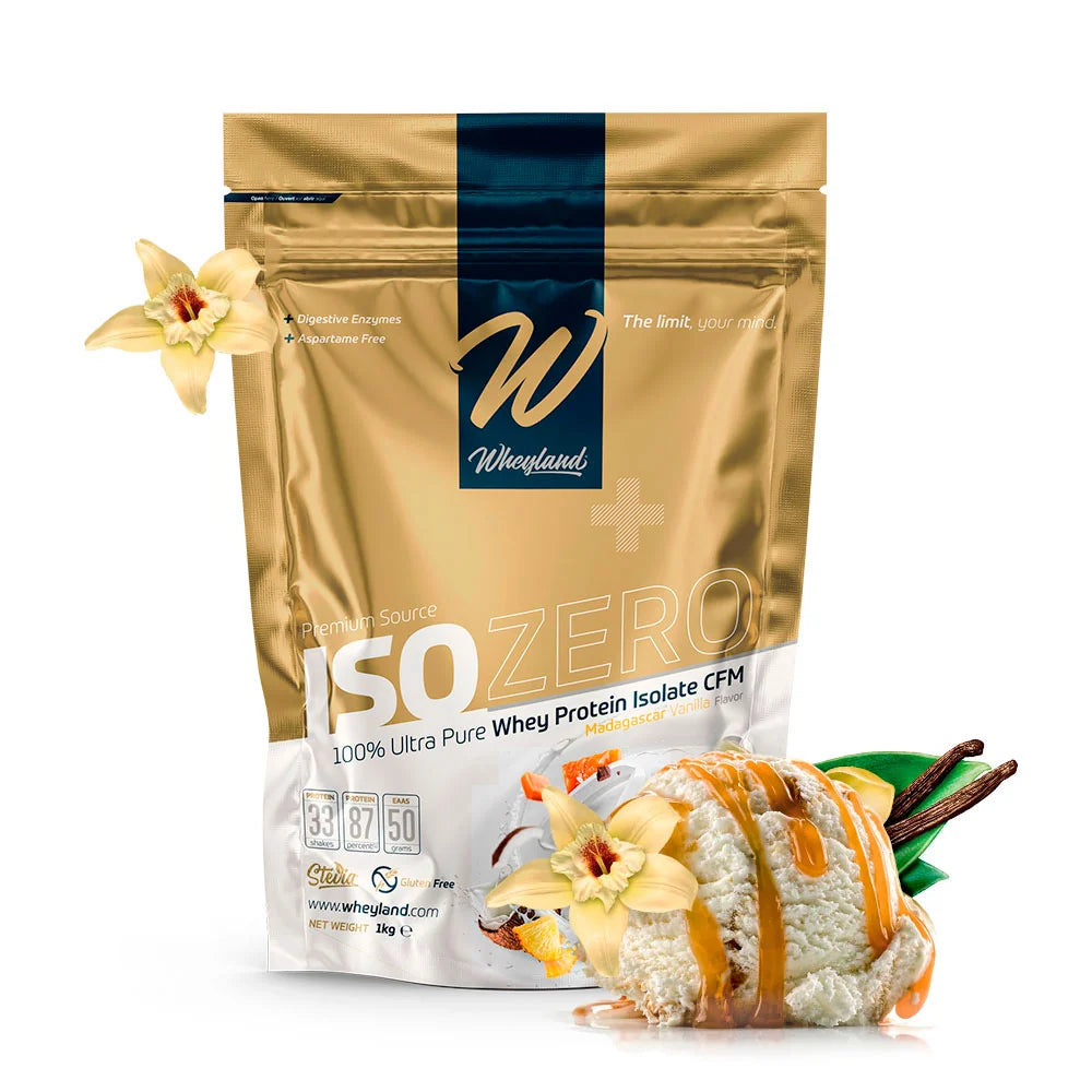 WheyLand ISOZERO 100 ultra pure whey protein isolate CFM Madagascar vanilla 2000 g | 30 g per serving