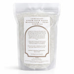 Epsom bath salts in a container, showcasing Longevity Magnesium Epsom Bath Salt by AW GIFTS, with a focus on the pure formula.
