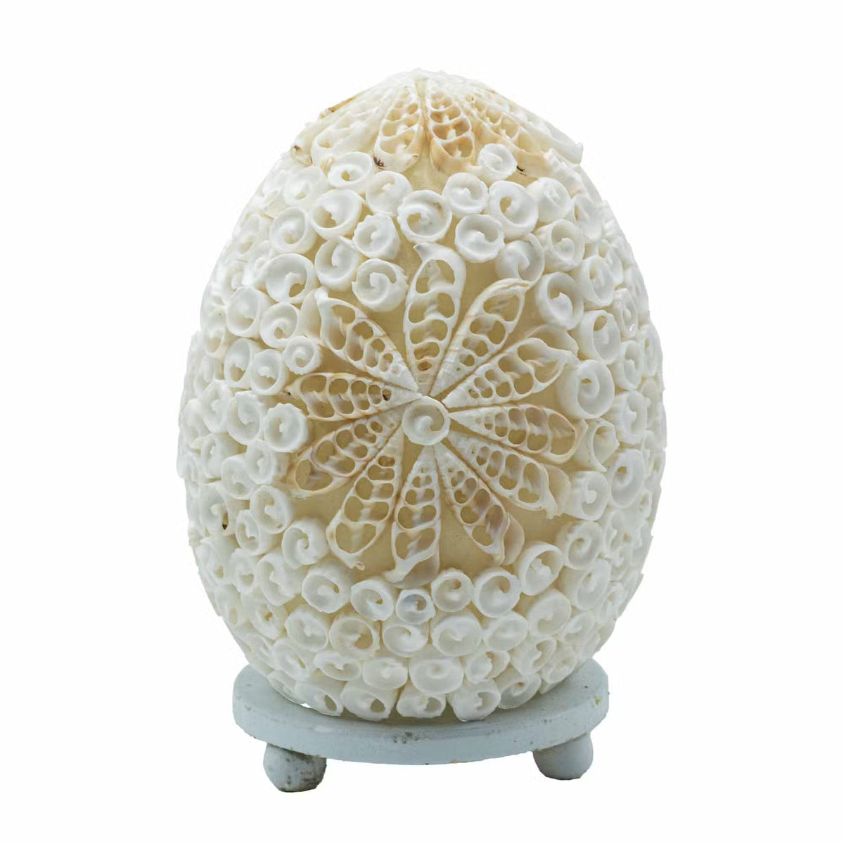 Boho Sea Shell Lamp – Cut Art Shell Oval, 15cm