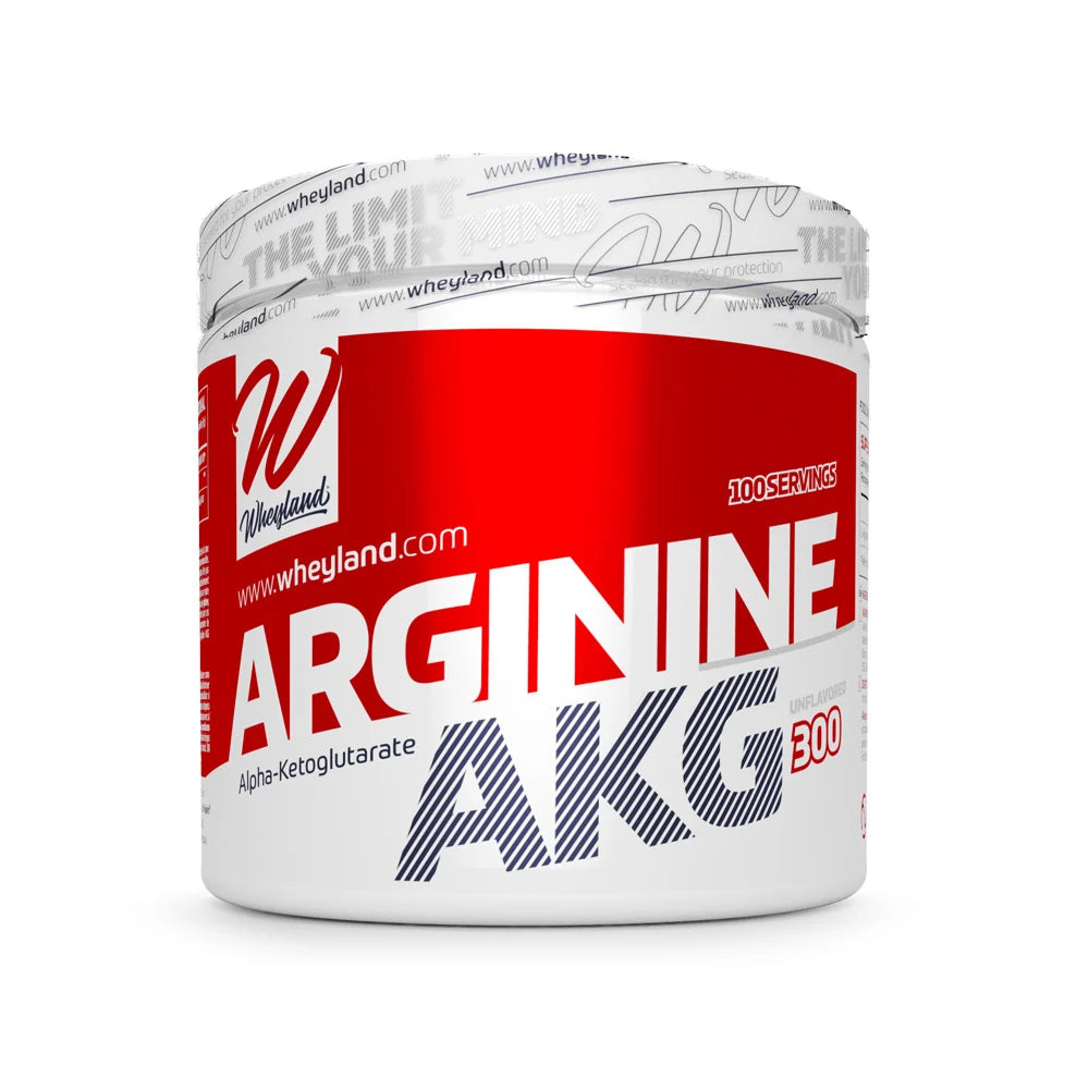 WheyLand Arginine AKG (Alpha Ketoglutarate) Unflavoured 300g (100 Servings)