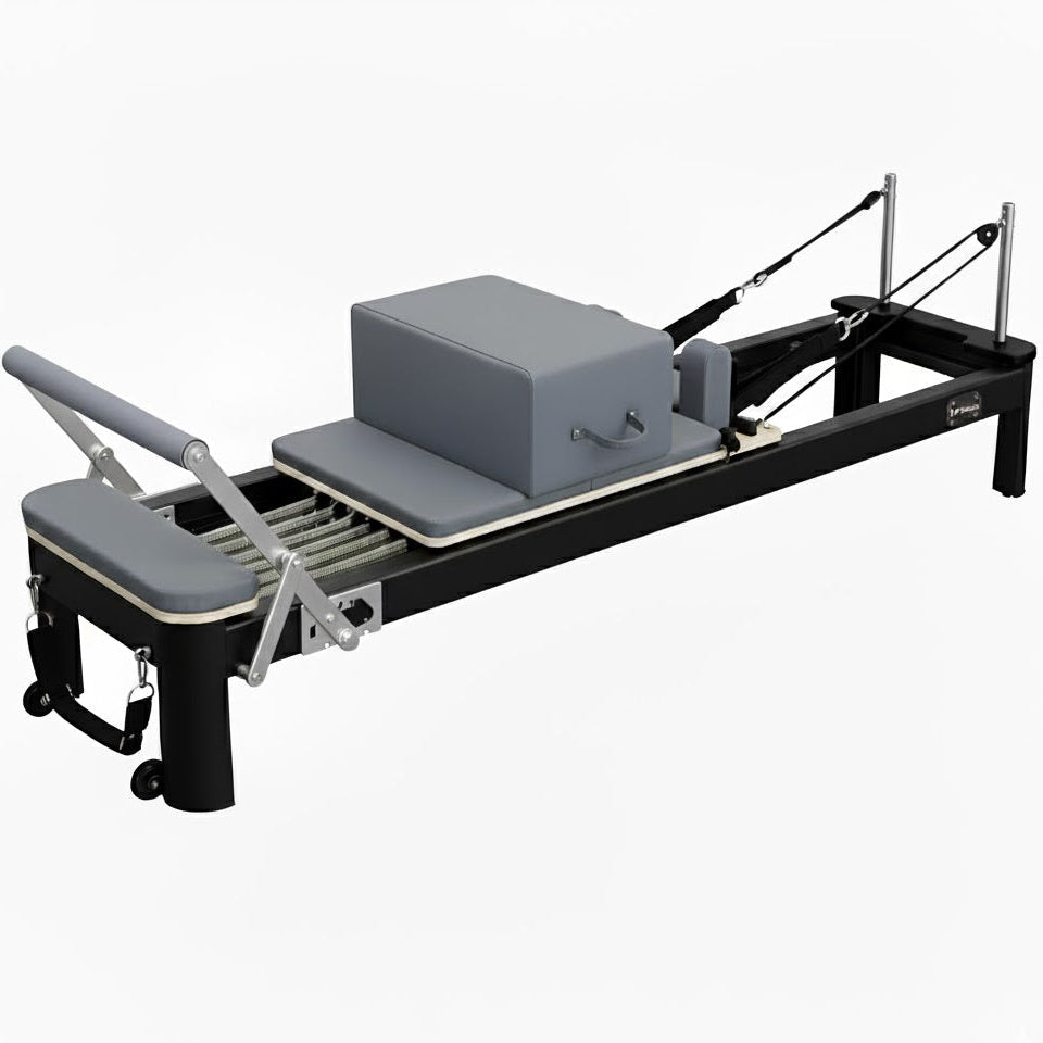 Viking Aluminium Pilates Reformer (Black)