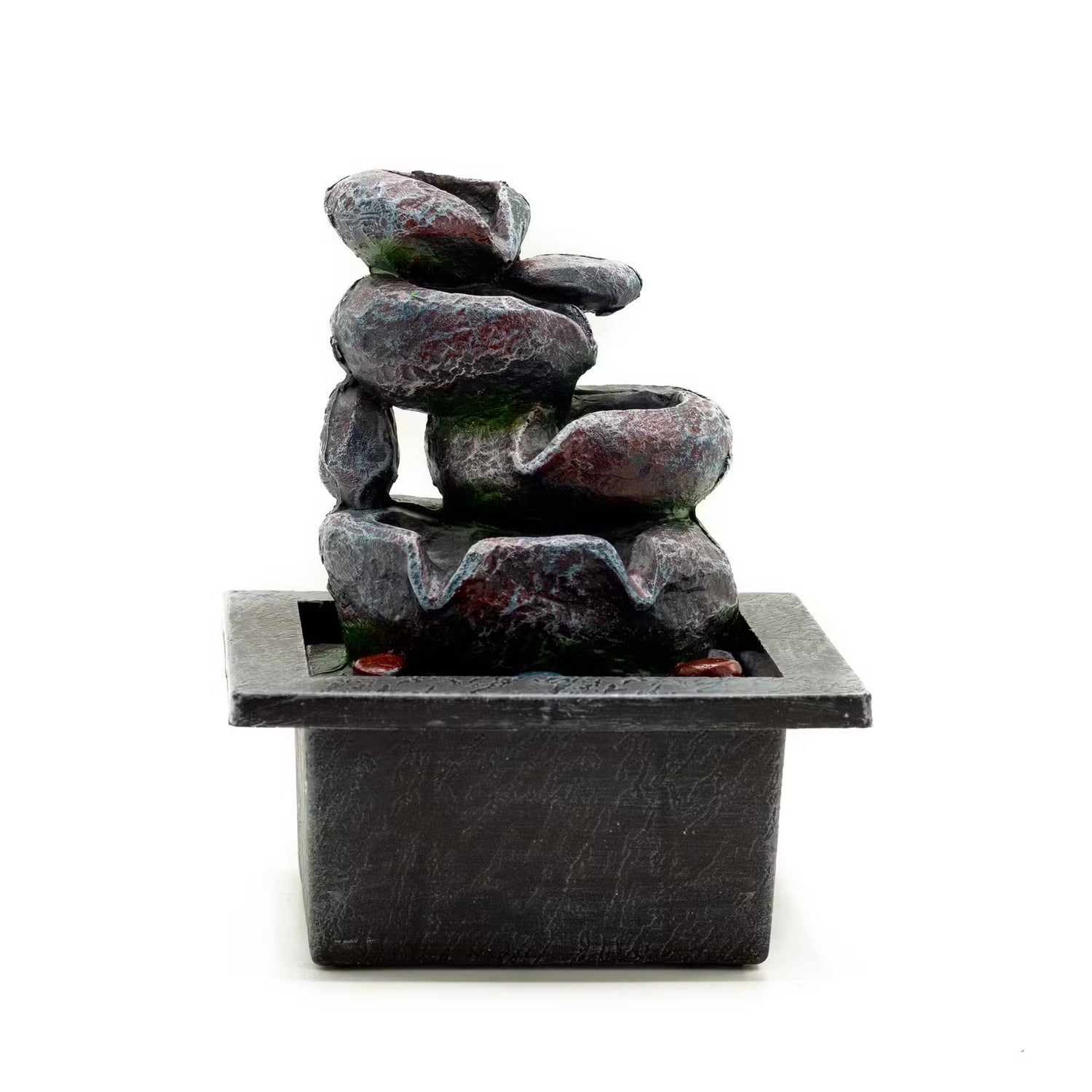 Tabletop Water Feature – Cascading Pots, 20cm