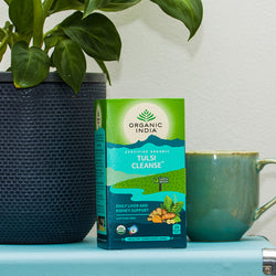 Organic India, BIO Tulsi Tea, Cleanse, Caffeine Free, 25 Infusion Bags