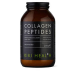 Herbalistas Kiki Health Grass Fed Collagen Peptides Powder, Types 1 & 3, 200g supplement in a resealable jar
