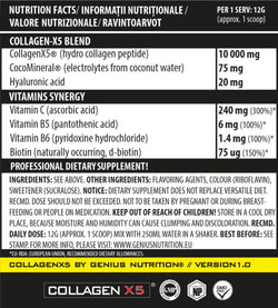 COLLAGEN-X5® 360g/30 Serv, Genius Nutrition