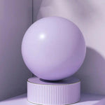 TEMU premium thick Pilates ball, 24.99cm diameter, accessory for fitness and core exercises, shown in a close-up image.