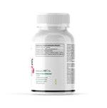 Green Life Cyprus L-Carnitine supplement bottle with 90 green capsules, 500 mg each, on a white background