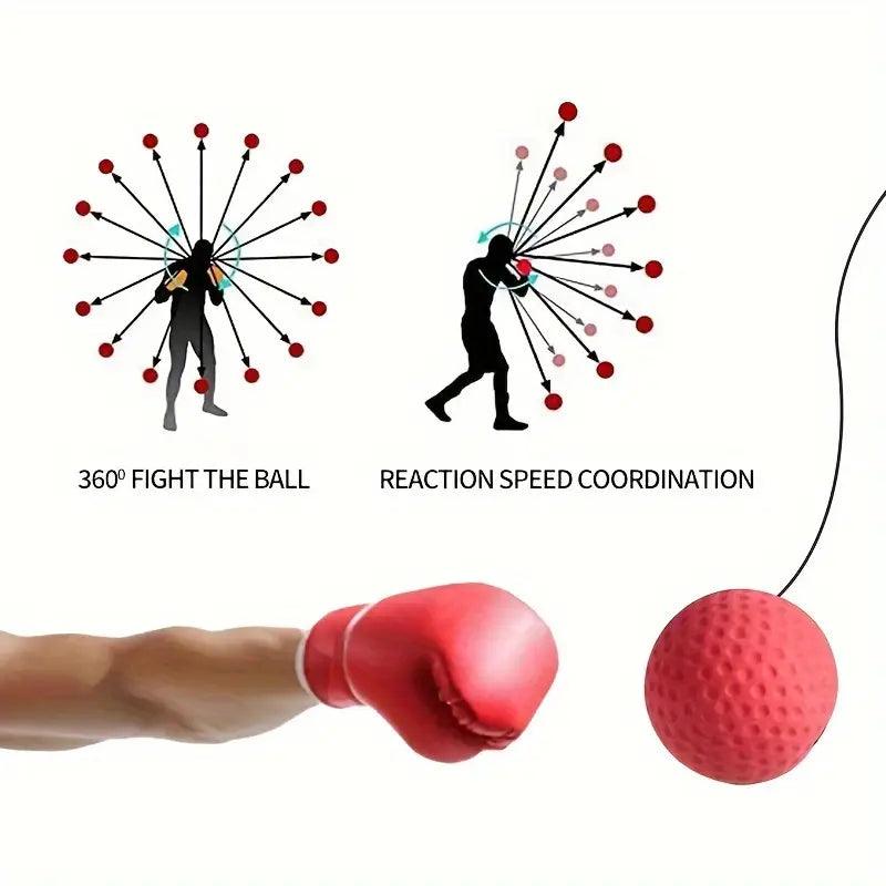 TEMU reflex-training ball set for adults and teens, featuring colorful bouncing balls for hand-eye coordination practice.