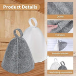 Temu sauna hat, a single thermal accessory made of soft fabric, designed to keep heat in during sauna sessions.
