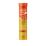 Echinacea Plus supplement bottle with Beta Glucans, Zinc, and Vitamin C by Naturavita, displayed against a white background.