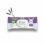 Event Baby Wet Wipes with Lavender, 84 pcs by PETROUTSIOS, featuring soft wipes soaked in water and lavender scent for gentle cleaning.