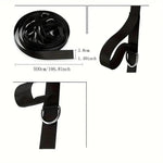 TEMU space-saving resistance band door anchor for fitness equipment, shown attached to a door for strength training exercises.