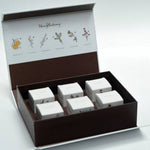 LV Natural Foods gift box with six premium superfood packages, 50 grams each, displayed in a stylish presentation.
