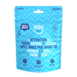 IMBY Dental Sticks for dogs, 100g package, showing crunchy dental treats designed to promote oral health in pets.