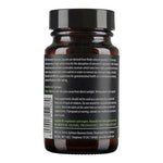 Kiki Health Activated Charcoal supplement bottles with 50 vegan capsules, showing black capsules inside a clear container.