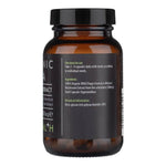 Kiki Health Organic Chaga Mushroom Extract supplement in 60 Vegicaps, herbal supplement for immune support by Herbalistas.