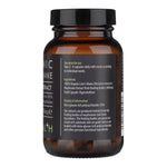 Kiki Health Organic Lion's Mane Mushroom Extract supplement in 60 vegan capsules, herbal supplement for cognitive support