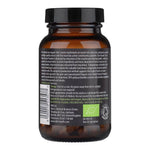 Kiki Health Organic Lion's Mane Mushroom Extract supplement in 60 vegan capsules, herbal health support from Herbalistas.