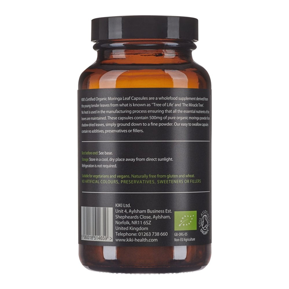 Kiki Health, Organic Moringa, 120 Vegicaps