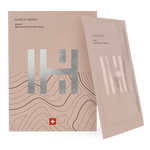 Zinzino AMAZE Fiber Sheet Mask for skin care, showing the mask package with five 15ml sachets, designed for facial hydration and care.