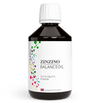 Zinzino BalanceOil Tutti Frutti bottle featuring Omega 3 supplement in a 300 ml container with colorful label design.