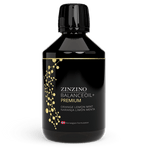 Zinzino BalanceOil+ Premium omega-3 supplement bottle, 300 ml, with a modern label design and dropper cap.