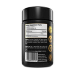 Herbalistas Liposomal Quercetin supplement in 30 vegan capsules, showing the front of the bottle with blue and white label.