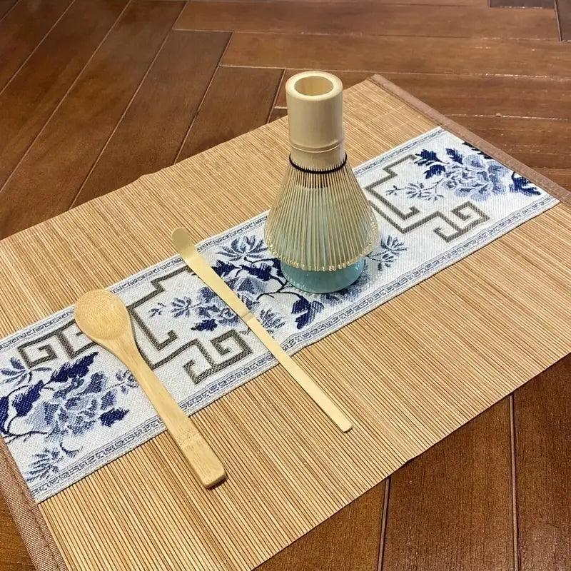 4pcs, Set Matcha Set Bamboo Whisk Tea Spoon - GREEN LIFE CYPRUS