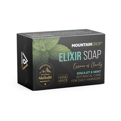 MountainDrop, Elixir Soap Enriched with Premium Shilajit & Mint, 100g