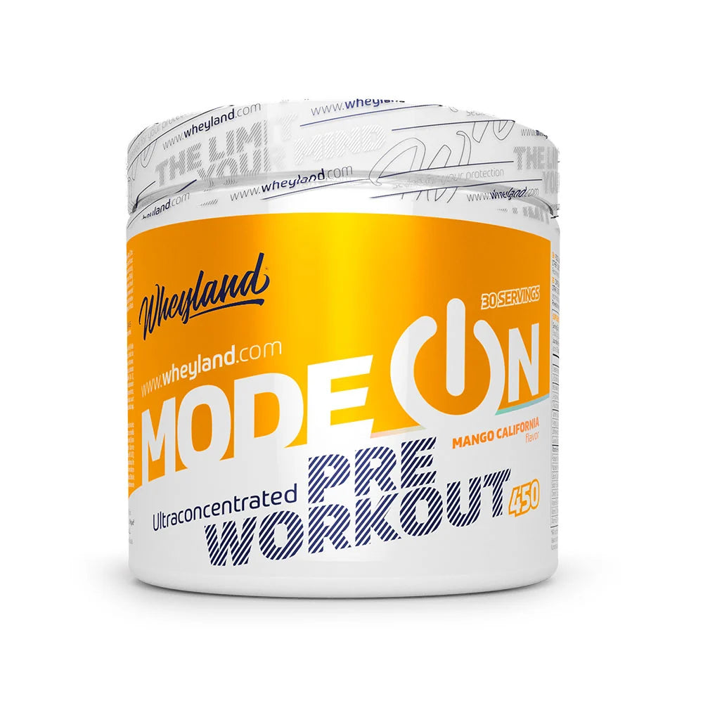 WheyLand ModeON Ultra Concentrated Pre-Workout Mango California 450g (30 Μερίδες)