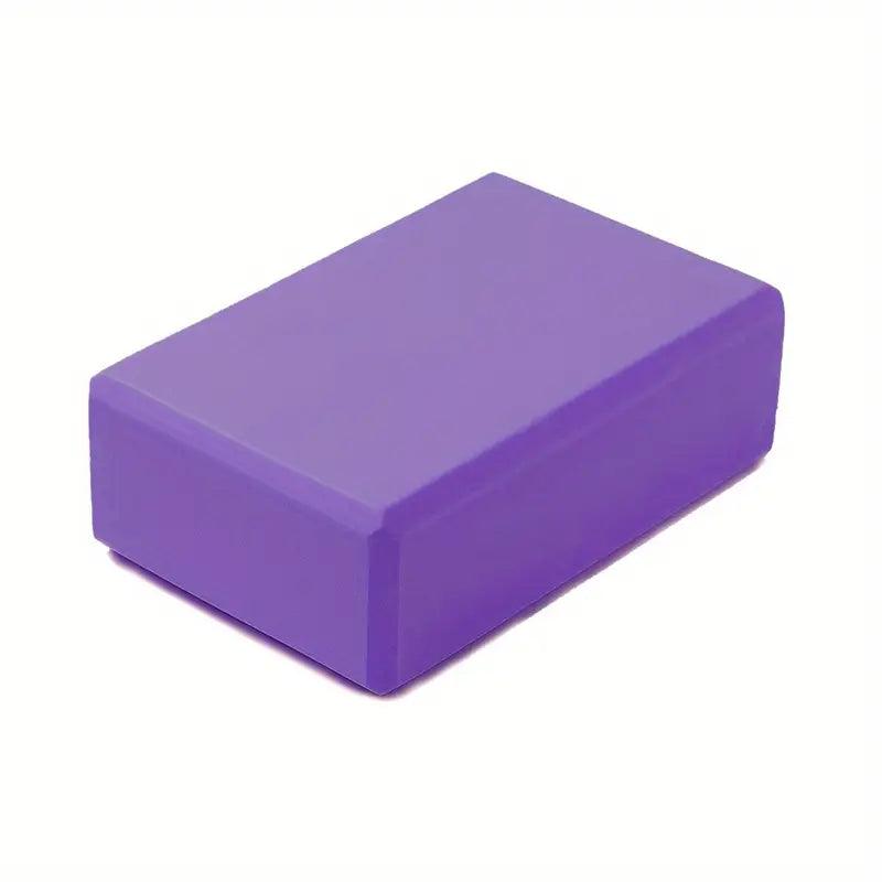 EVA yoga block for yoga, Pilates, and stretching exercises, lightweight and durable accessory from TEMU.