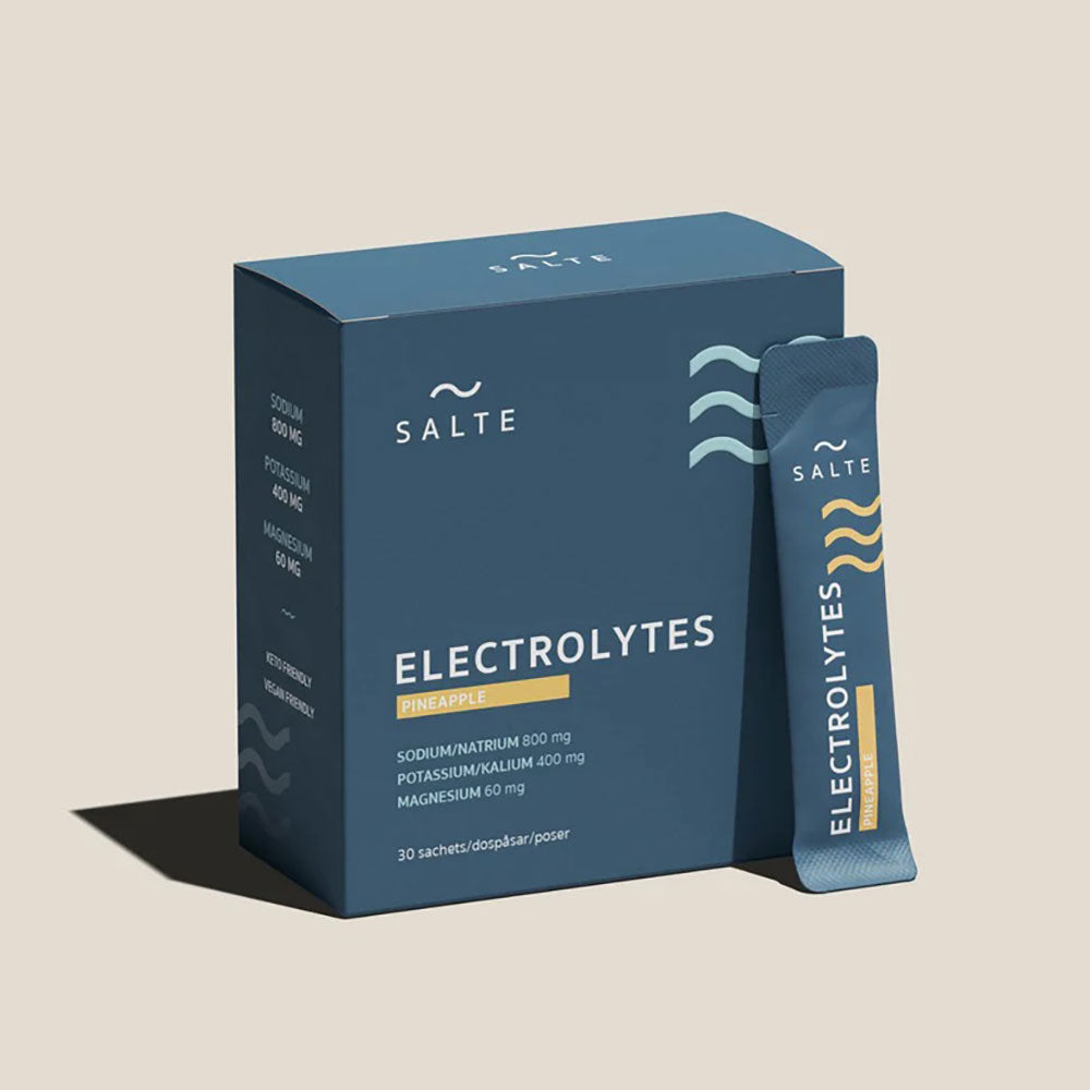 Salte, Performance Electrolytes, Pineapple Flavor, 30 Sachets