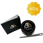 Premium Herbalistas MountainDrop 100% pure natural Mumijo Shilajit resin, 40g jar with dark, sticky mineral supplement.