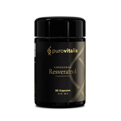 Liposomal Trans-Resveratrol 240mg, 30 Vegan Capsules - Purovitalis