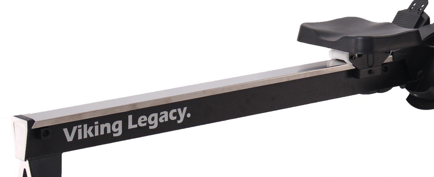 VIKING FITNESS Legacy Air Resistance Rower, a rowing machine with adjustable resistance and a sleek design for full-body workouts.